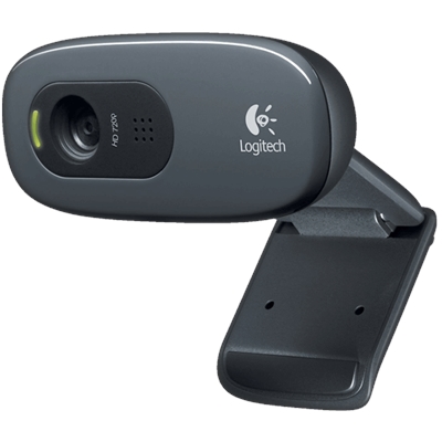 Logitech C270 HD Webcam, HD 720p/30fps, Widescreen HD Video Calling, HD Light Correction, Noise-Reducing Mic, For Skype, FaceTime, Hangouts, WebEx, PC/Mac/Laptop/Macbook/Tablet, Black image 4