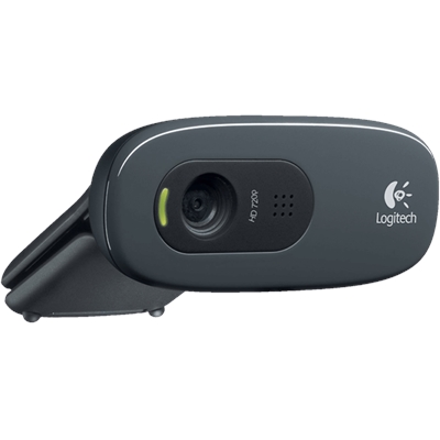 Logitech C270 HD Webcam, HD 720p/30fps, Widescreen HD Video Calling, HD Light Correction, Noise-Reducing Mic, For Skype, FaceTime, Hangouts, WebEx, PC/Mac/Laptop/Macbook/Tablet, Black image 5