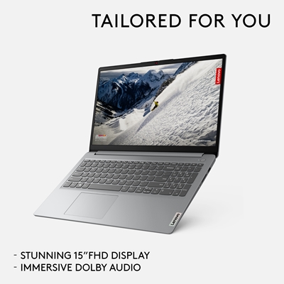 Lenovo IdeaPad 1 Laptop, 15.6 Inch Full HD Screen, AMD Ryzen 5 7520U, 16GB DDR5 RAM, 512GB SSD, Windows 11 Home S image 3