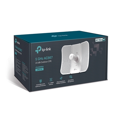 TP-Link Pharos CPE710 5GHz AC 867Mbps 23dBi Outdoor CPE image 4