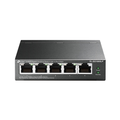 TP-Link TL-SG1005LP 5-Port Metal Gigabit Desktop PoE Switch with 4-Port PoE+ (40W) image 2