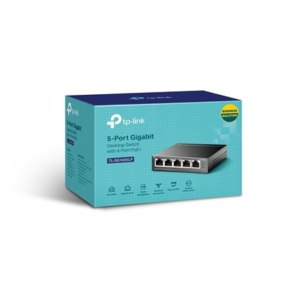 TP-Link TL-SG1005LP 5-Port Metal Gigabit Desktop PoE Switch with 4-Port PoE+ (40W) image 4