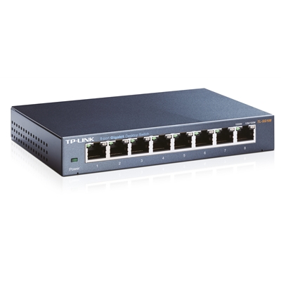 TP-Link TL-SG108 8-Port Metal 10/100/1000Mbps Gigabit Desktop Network Switch image 4