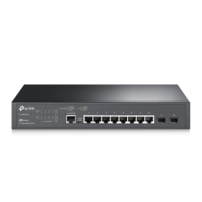 TP-Link JetStream TL-SG3210 8-Port Metal Gigabit L2+ Managed Switch with 2 SFP Slots image 2