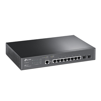 TP-Link JetStream TL-SG3210 8-Port Metal Gigabit L2+ Managed Switch with 2 SFP Slots image 3