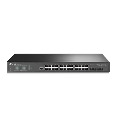 TP-Link JetStream TL-SG3428X 24-Port Metal Gigabit L2+ Managed Switch with 4 10GE SFP+ Slots image 2