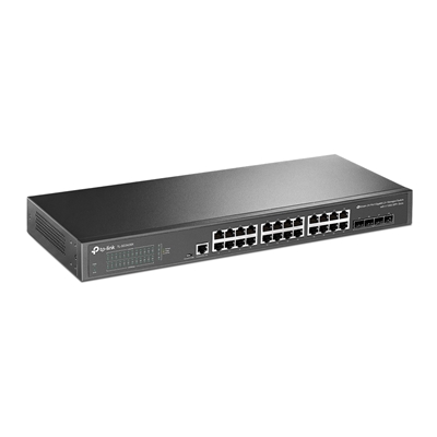 TP-Link JetStream TL-SG3428X 24-Port Metal Gigabit L2+ Managed Switch with 4 10GE SFP+ Slots image 3