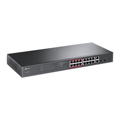 TP-Link TL-SL1218MP 16-Port Metal 10/100Mbps + 2-Port Gigabit Unmanaged PoE Switch (192W) image 3