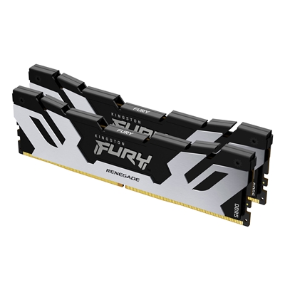 Kingston FURY Renegade KF564C32RSK2-32 32GB (2x 16GB) DIMM System Memory, 6400MHz, DDR5, CL32, Silver, Intel XMP image 2