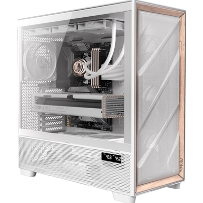 Antec Flux Pro Full Tower Gaming Case, 2 x USB 3.0 / 1 x USB Type-C Tempered Glass Side Window Panel, Antec Flux Airflow Channel, 6 Pre-Installed PWM Fans, E-ATX (=285mm), ATX, Micro-ATX, ITX Compatibility