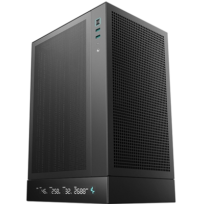 Deepcool CH170 Digital Mini-ITX Case - High Airflow, Supports Water Cooling, Ultra-Quiet Operation, Compact Design for Efficient Space Management