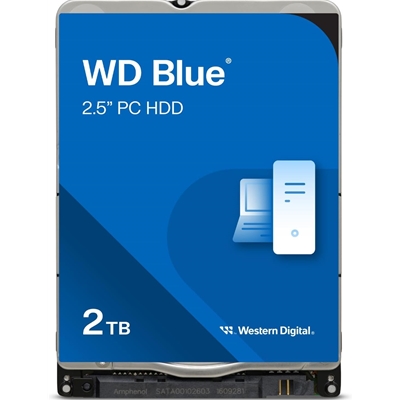 WD Blue WD20SPZX 2 TB 2.5" SATA 6Gb/s 5400 rpm Internal Hard Drive