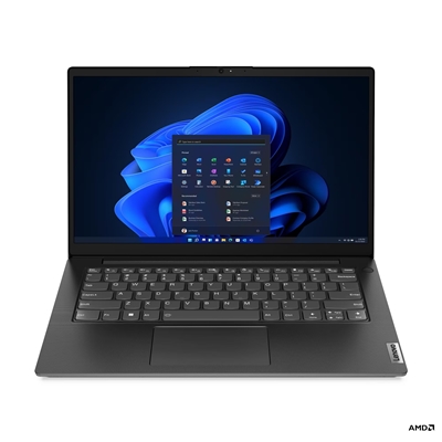 Lenovo V14 G4 83FG001AUK Laptop, 14 Inch Full HD 1080p Screen, AMD Ryzen 5 5500U, 8GB RAM, 512GB SSD, AMD Radeon Graphics, Windows 11 Home