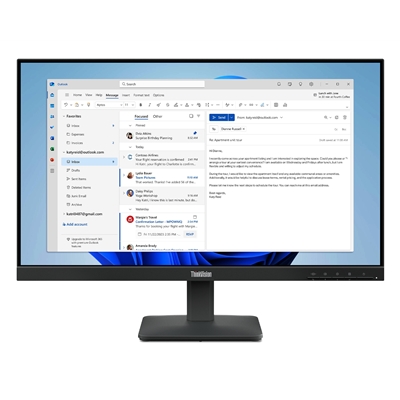 Lenovo ThinkVision S24-4e, Full HD (1920 x 1080), 100Hz, 4ms, 16:9, WLED Monitor